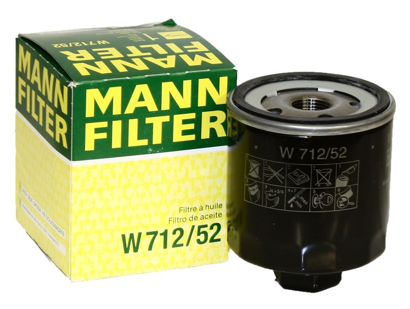 Маслянный фильтр W712/52 Фильтра Mann Filter Кемерово (ул. Проездная)