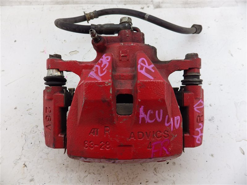 Суппорт Toyota Camry ACV40 2AZ 2006 Пробег 167671 км. Дефект пыльника. Краснодар