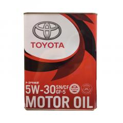 Масло 5W-30 Масла Toyota синтетика мет.канистра 4 литра Кемерово (ул. Проездная)