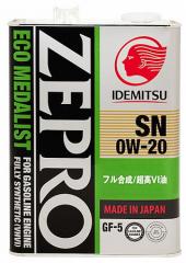 Масла Idemitsu Zepro Eco Medalist масло 0w-20 