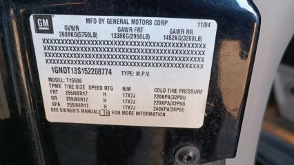 Chevrolet Trailblazer GMT360 LL8 
