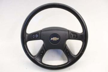Аирбаг на руль Chevrolet Trailblazer GMT360 LL8 2006 Руль в сборе, дефекты (см.фото) без пиропатрона.(кожа) Кемерово (ул. Проездная)