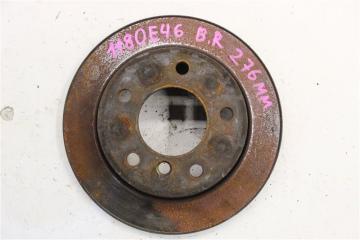 Тормозной диск BMW 3-series E46 N42B20A 2003 Пробег 90530 км. Диаметр 276мм. Кемерово (ул. Проездная)