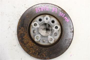 Тормозной диск Volkswagen Passat B7 (365) CAX 2012 Пробег 73041 км. Диаметр 312 мм. Кемерово (ул. Проездная)