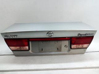 Крышка багажника Nissan Sunny FB15 QG15 2003 Оригинал, дефект ЛКП, вставки 7464. Кемерово (ул. Проездная)