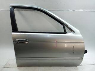 Дверь Nissan Sunny FB15 QG15 2003 Оригинал, дефект ЛКП, дефект (вмятины), голая. Кемерово (ул. Проездная)