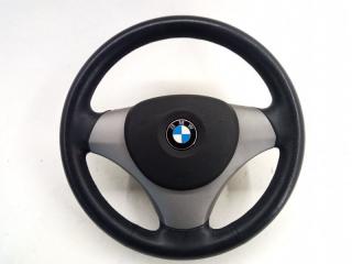 Аирбаг на руль BMW 1-series E87 N46B20B 2005 Руль в сборе,  Дефекты (см.фото) Мульти руль. без пиропатрона.(кожа) Кемерово (ул. Проездная)