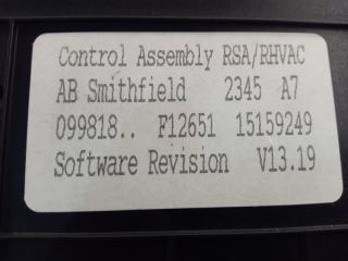 Блок управления климат-контролем GMT360 LL8 Trailblazer