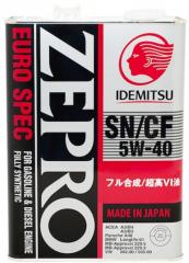 Масло 5w-40 Масла Idemitsu Zepro Euro Spec Синтетика 4 литра Кемерово (ул. Проездная)