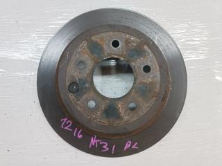 Тормозной диск Nissan X-trail NT31 MR20 2009 Оригинал, пробег 94377 км. Кемерово (ул. Проездная)