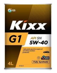Масло 5w-40 Масла Kixx G1 Синтетика 4 литра Кемерово (ул. Проездная)